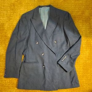 Chaps, Double Breasted Sports Coat, M, Dark Gray